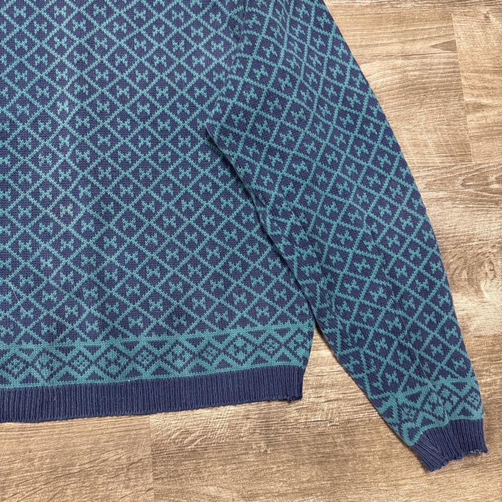 LL Bean Vintage 100% Cotton Sweater Size Large - Picture 2 of 8